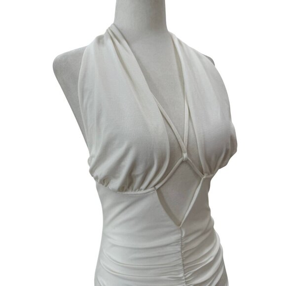 NBD Wyn Mini Dress in Ivory XSmall New Womens Stretch Party - Picture 5 of 10